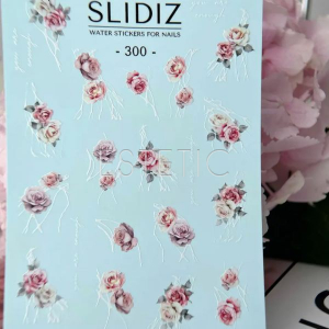 Cлайдери для нігтів SLIDIZ 300 на водній основі, троянди