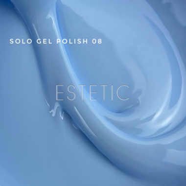 Однофазный гель-лак Touch Solo Gel Polish 08, голубой 9 мл