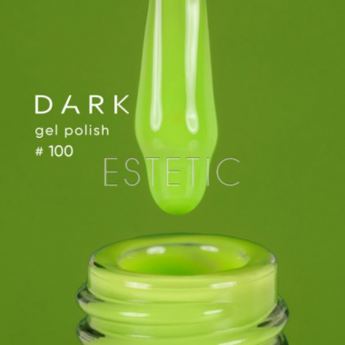 Гель-лак Dark gel polish 100 яскравий салатовий, 6 мл