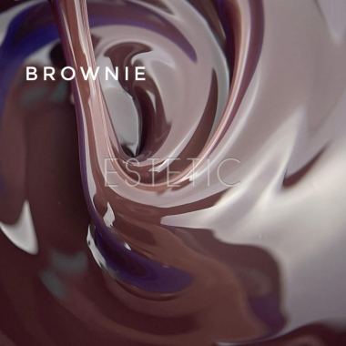 Гель для наращивания Touch Builder Gel Brownie коричневый темный шоколад, 30 мл