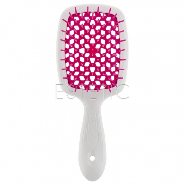 Janeke Щетка для волос Janeke Superbrush белая фуксия