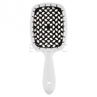 Janeke Щетка для волос Janeke Superbrush белая с черным