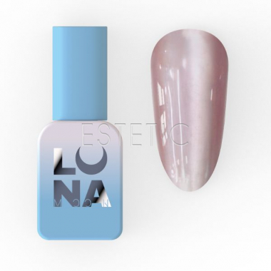 Гель-лак LUNA Color №206 Cat Eye кошачий глаз нюдовый серебристо-лиловый, 8 мл