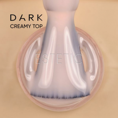 Топ для гель-лака Dark Creamy Top нежный розово-персиковый,10 мл