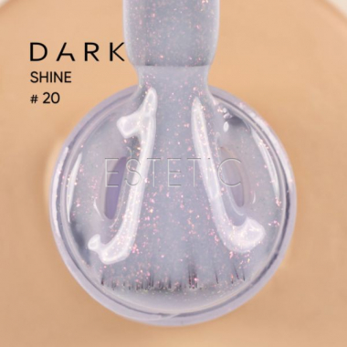 База DARK Pro base Shine 20 холодная сиреневая с розовым микроблеском, 15 мл