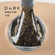 Топ Dark Shine Top 3 мікс рожевих та золотих блискіток, 10 мл