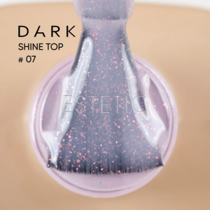 Топ Dark Shine Top 7 ніжно-рожевий з рожевим мікроблиском, 10 мл