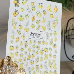 UA Slider Слайдери без зайвої плівки gold NCg 067 лимони