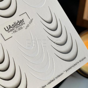 UA Slider Слайдери для нігтів без зайвої плівки NC 005 френч, лунки