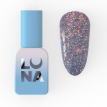Гель-лак LUNA Color №222 Reflection светоотражающий сиреневый с разными блесточками,8мл