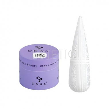 Гель-краска DNKa Gel Paint Ethno White белая БЕЗ липкого слоя, 5 мл