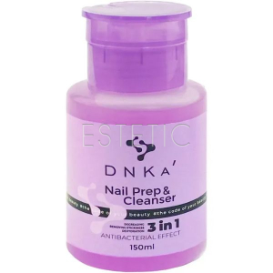 Средство DNKa Nail Prep&Cleanser 3in1 для обезжиривания, дегидрации, снятия липкого слоя в помпе, 150 ml