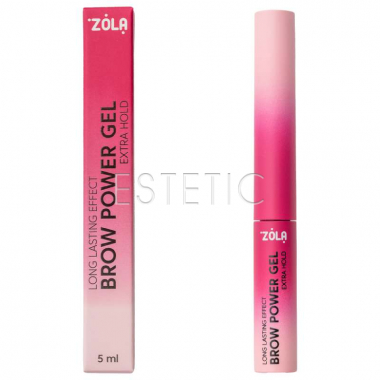 Гель для бровей ZOLA Brow Power Gel сильная фиксация