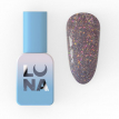 Гель-лак Luna Color №218 Reflection светоотражающий золотисто-бежевый с розовыми блесточками,8 мл