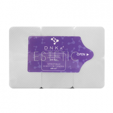 Безворсові серветки DNKa Perforated Lint Free Wipes перфоровані, 600 шт