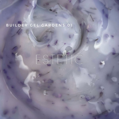 Билдер гель с сухоцветами Touch Builder Gel Gardens 01, 15 мл