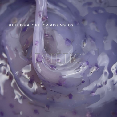 Билдер гель с сухоцветами Touch Builder Gel Gardens 02, 15 мл