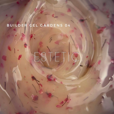 Билдер гель с сухоцветами Touch Builder Gel Gardens 04, 15 мл