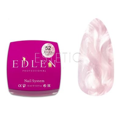 Гель для нігтів EDLEN Builder gel №52 Pearl перлинний,15 мл