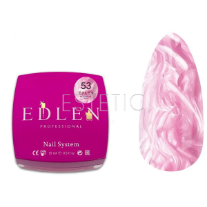 Гель для нігтів EDLEN Builder gel №53 Pearl перлинний,15 мл