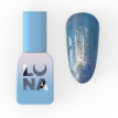 Гель-лак LUNA Color №205 золотисто-голубой с фиолетовым, шиммер с эффектом втирки хамелеон, 8 мл