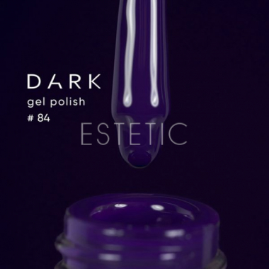 Гель-лак Dark gel polish  84 сине-фиолетовый, 6 мл