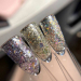 Фото 3 - Гель-лак Dark Star gel polish 01 прозрачный с серебристым та голографическим глитером, 5 мл