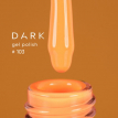 Гель-лак Dark gel polish 103 яскравий помаранчевий неоновий, 6 мл