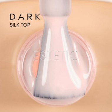 Топ для гель лака Dark Silk Top камуфлирующий,10 мл