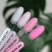 Фото 3 - База для гель-лака Komilfo Sweety Base 002 нежно-розовая с поталью золото хамелеон, 8 мл