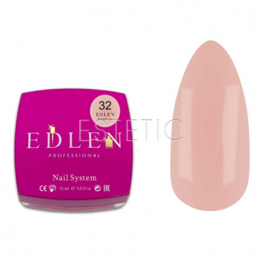 Гель для ногтей EDLEN Builder gel 32 Office, сменный картридж, 15 мл