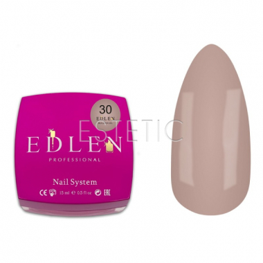 Гель для ногтей EDLEN Builder gel 30 Office, сменный картридж, 15 мл