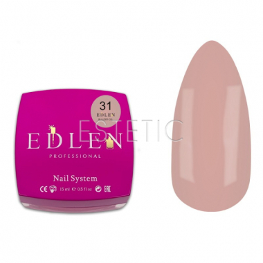 Гель для ногтей EDLEN Builder gel 31 Office, сменный картридж, 15 мл