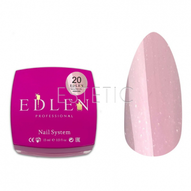 Гель для ногтей EDLEN Builder gel 20 Princess, Сменный картридж, 15 мл