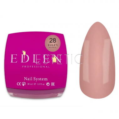 Гель для ногтей EDLEN Builder gel 28 Office, сменный картридж, 30 мл