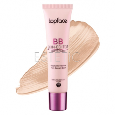 Тональный BB крем TopFace Skin Editor BB Matte Finish Beauty Balm PT462 002, 30 мл