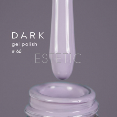 Гель-лак Dark gel polish  66 светлый нежный серо-лиловый, 6 мл