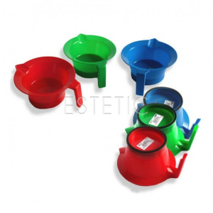 Миска для фарбування волосся з гумовою вставкою SPL 964058