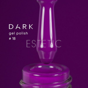 Гель-лак Dark gel polish  18 фіолетовий, 6 мл