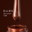 Гель-лак Dark gel polish 158 теплый медный металлик, 6 мл