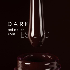 Гель-лак Dark gel polish 160 баклажаново-коричневый, 6 мл