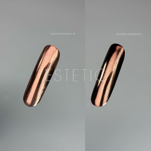 Втирка для ногтей Touch Aurora powder 16 жемчужная, 5 мл