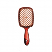 Janeke Щетка-гребешок для волос Superbrush Small мини, коричневая