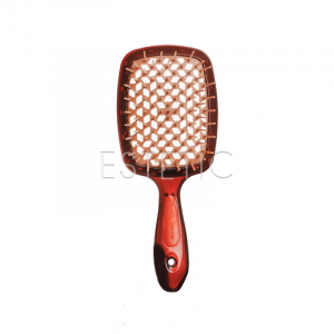 Janeke Щетка-гребешок для волос Superbrush Small мини, коричневая