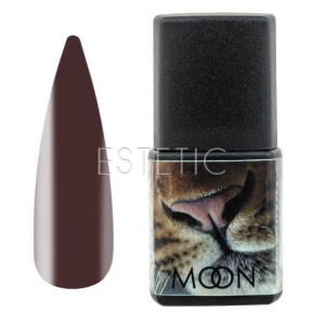 Гель лак MOON FULL Jaguar color gel №01 Dark chocolate, 8 мл