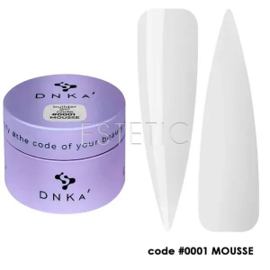 Гель для ногтей DNKa Builder Gel Mousse #0001 прозрачный, 30 мл