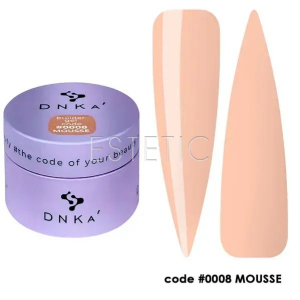 Гель для ногтей DNKa Builder Gel Mousse #0008, 30 мл