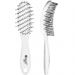 Щітка вогнута продувна SALON PW 18045 карбон, біла