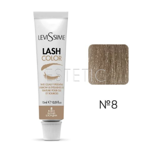 Фарба для вій і брів LeviSsime №8 Blond, блонд, 15мл