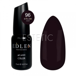 Гель-лак Edlen Color №096 бордово-шоколадный, 9 мл